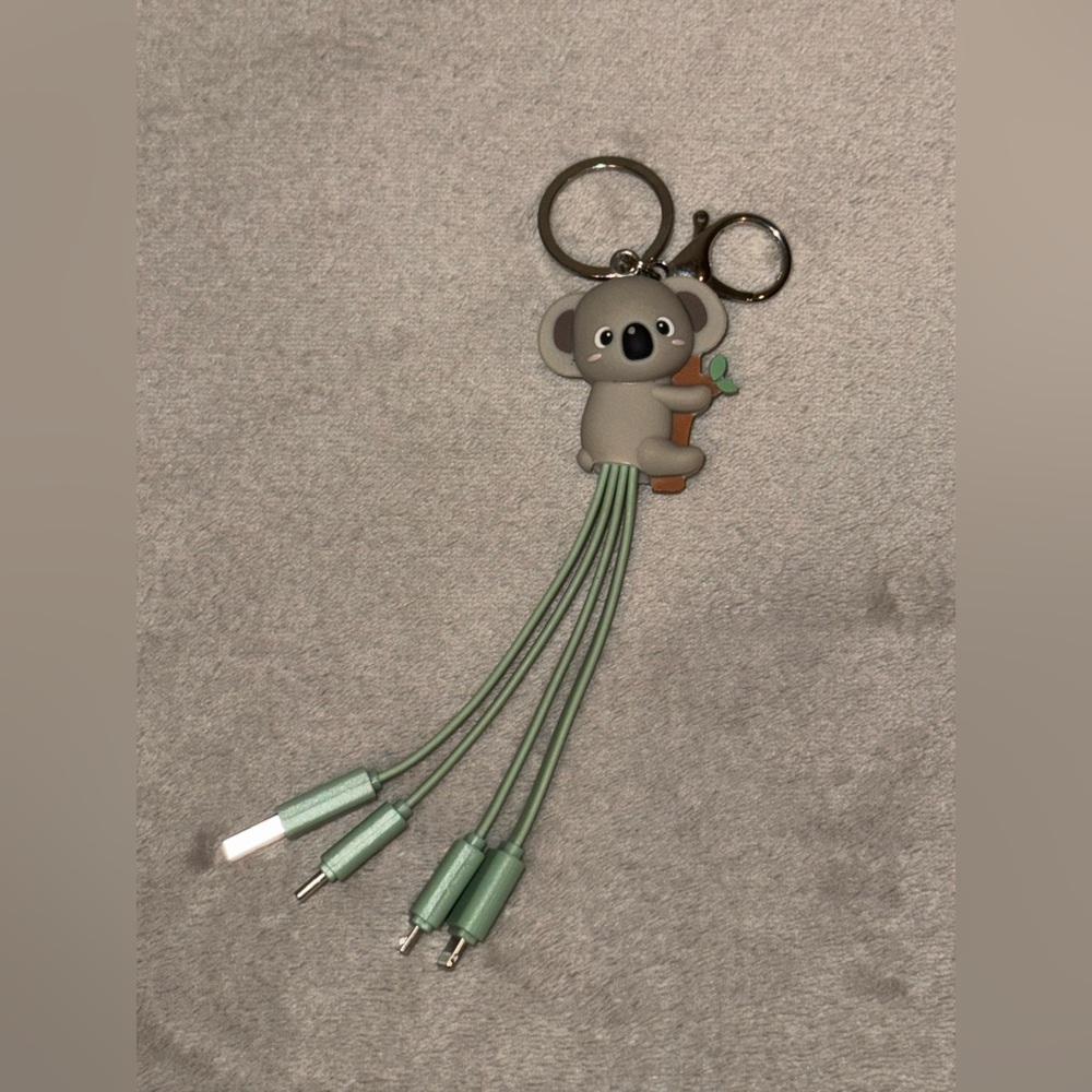 Koala Multi-Charging Cable Keychain